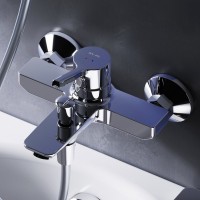 Душевой комплект Смеситель AM.PM X-Joy F85B10000 + Гарнитур Gem F0190100