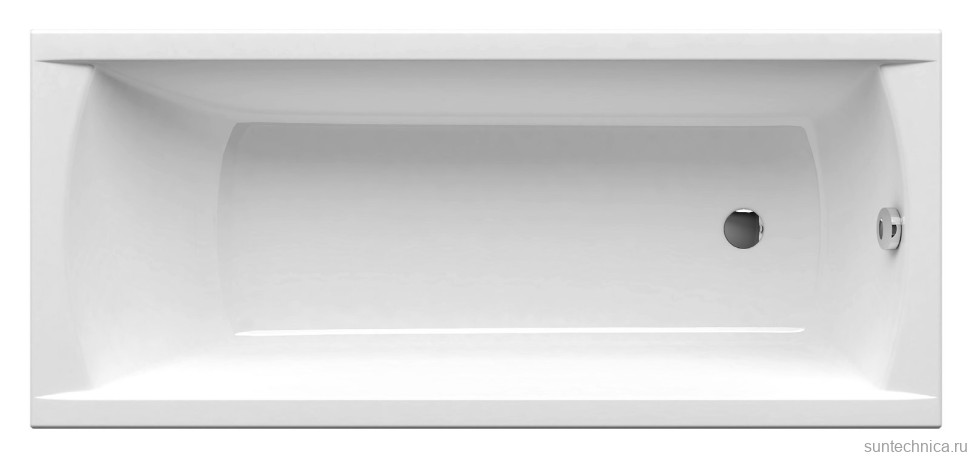 Акриловая ванна Ravak Classic 160x70 см, пристенная, белая, на ножках