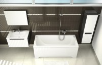 Акриловая ванна Ravak Classic 160x70 см, пристенная, белая, на ножках