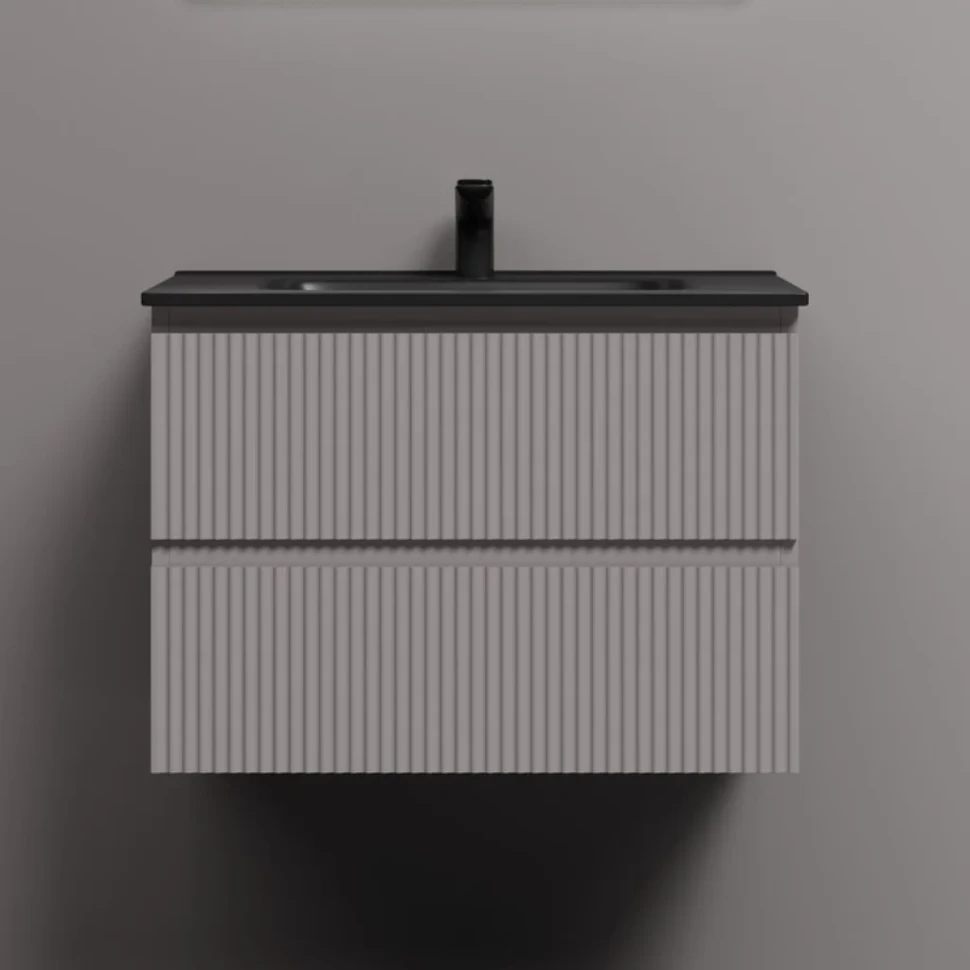 Тумба с раковиной Sancos Snob R 70 doha soft, раковина CN7007MB