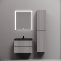 Тумба с раковиной Sancos Snob R 70 doha soft, раковина CN7007MB