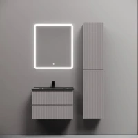 Тумба с раковиной Sancos Snob R 70 doha soft, раковина CN7007MB