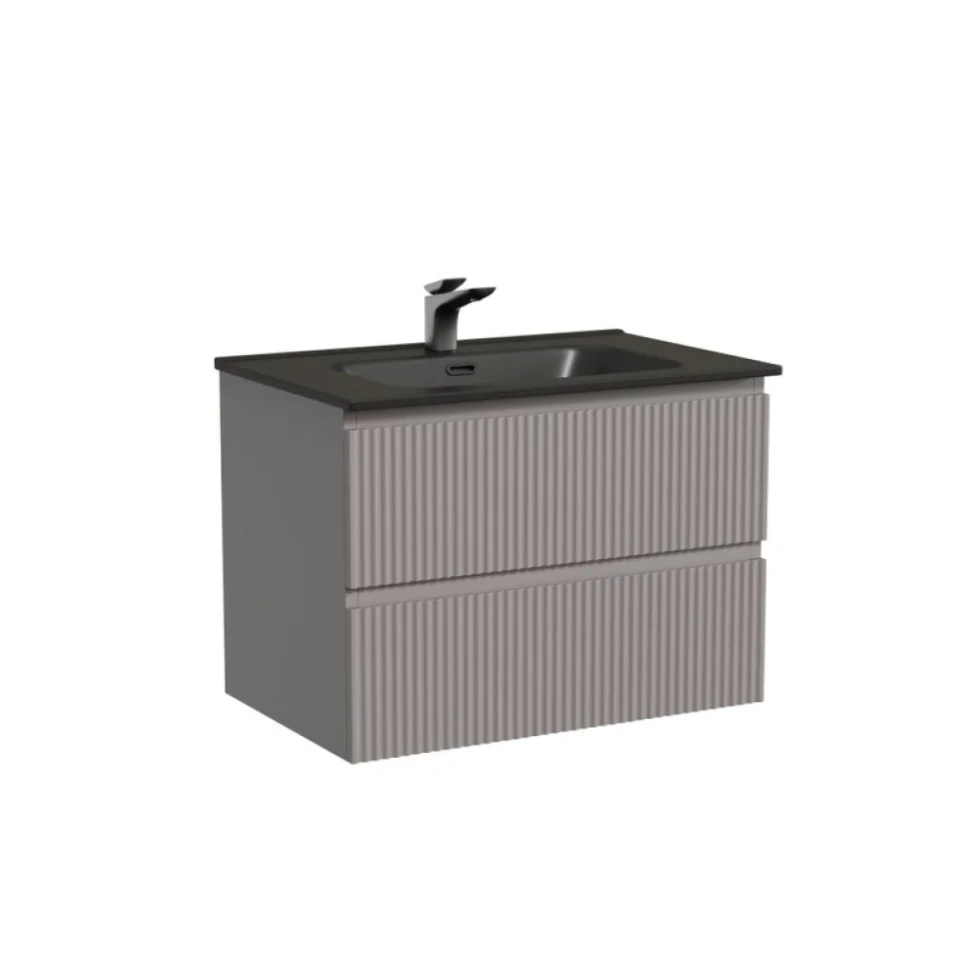 Тумба с раковиной Sancos Snob R 70 doha soft, раковина CN7007MB
