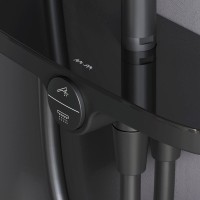 Душевой комплект Смеситель для душа AM.PM X-Joy F85A20022 + Стойка Like F0780222, черная