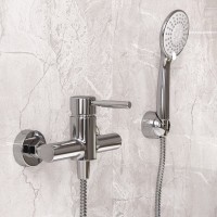 Смеситель для душа Wasserkraft Main + Комплект мочалок Wasserkraft