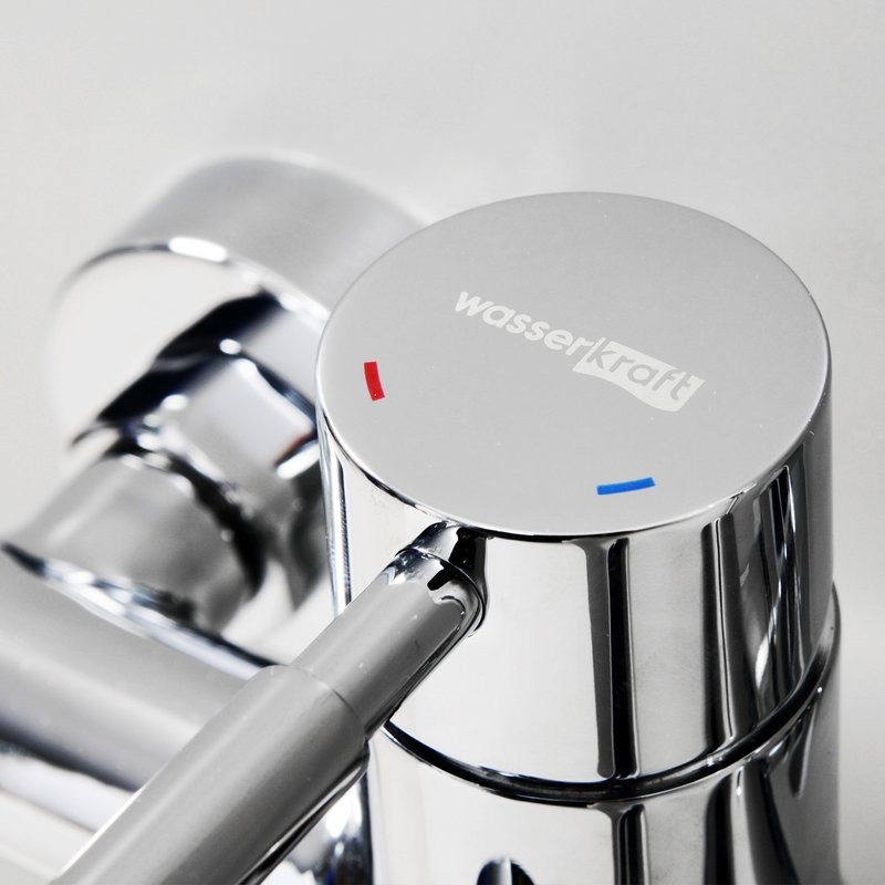 Смеситель для душа Wasserkraft Main + Комплект мочалок Wasserkraft