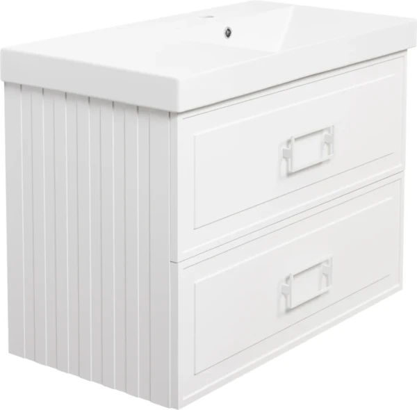 Тумба под раковину La Fenice Cubo Twin 90 белая