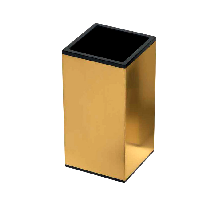 Стакан для зубных щеток Colombo Design MiniQ B1643.OM золото, пластиковый