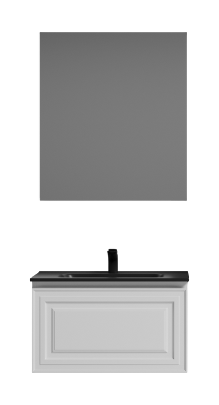 Мебель для ванной комнаты Sancos Very 70 bianco, раковина CN7007MB