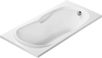 Акриловая ванна Excellent Sekwana 170x75 см, встраиваемая, белая, с каркасом