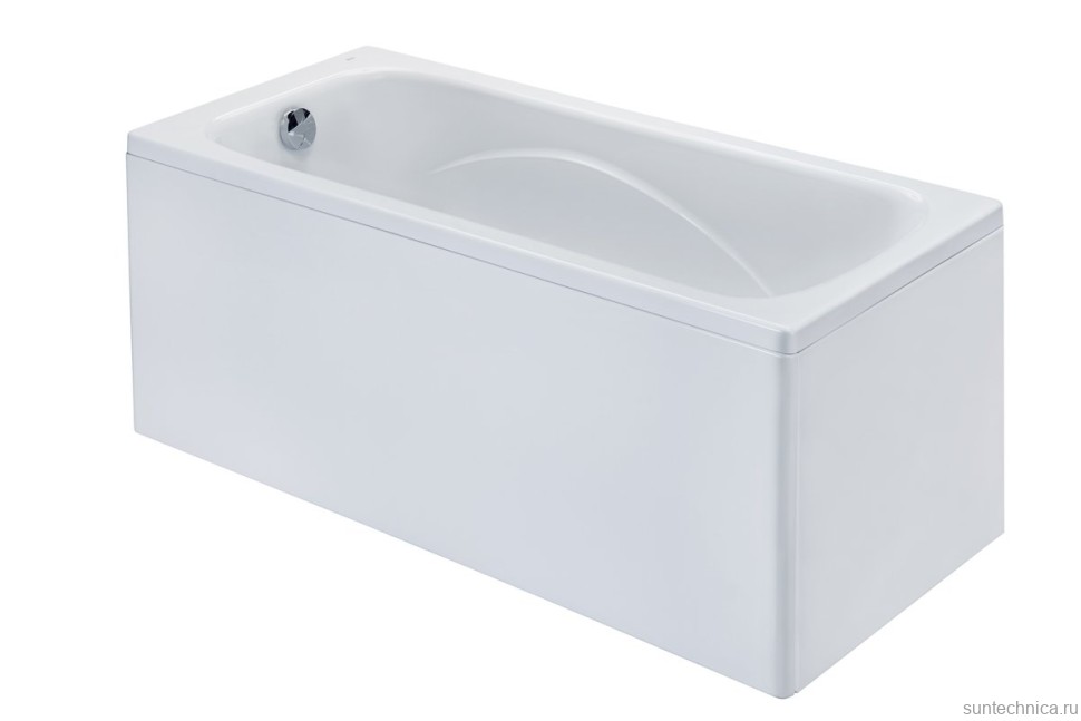 Акриловая ванна Roca Line без опоры 160x70 см, пристенная, белая