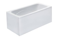 Акриловая ванна Roca Line без опоры 160x70 см, пристенная, белая