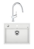 Комплект Мойка Blanco Dalago 6 белая + Смеситель Grohe Minta 3291800E хром