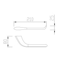 Держатель для туалетной бумаги Abber Nord AA1531NG никель