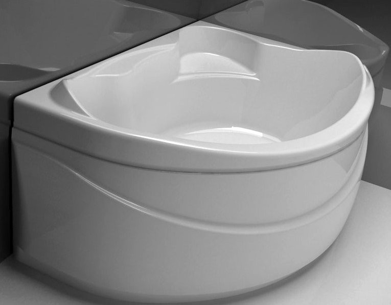 Акриловая ванна Aquanet Jamaica 00205503 R 160x100 см, угловая, правая, пристенная, белая, асимметричная, с каркасом, с сиденьем