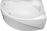 Акриловая ванна Aquanet Jamaica 00205503 R 160x100 см, угловая, правая, пристенная, белая, асимметричная, с каркасом, с сиденьем