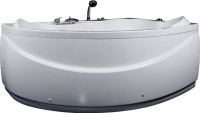 Акриловая ванна Aquanet Jamaica 00205503 R 160x100 см, угловая, правая, пристенная, белая, асимметричная, с каркасом, с сиденьем