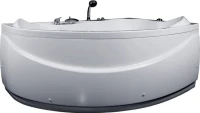 Акриловая ванна Aquanet Jamaica 00205503 R 160x100 см, угловая, правая, пристенная, белая, асимметричная, с каркасом, с сиденьем
