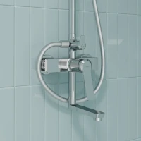 Душевая стойка IDDIS Parker PARSB3Fi06 глянцевый хром