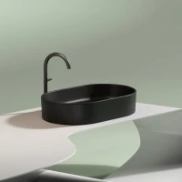 Накладная раковина Ceramicanova Element CN6048MB черная матовая
