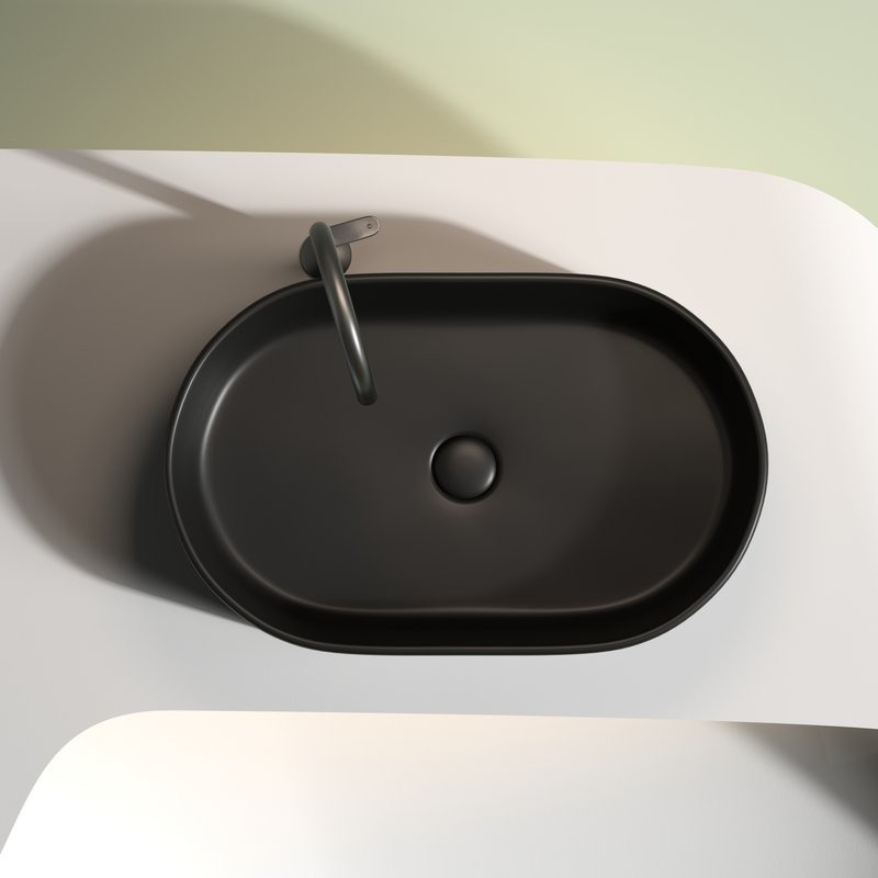 Накладная раковина Ceramicanova Element CN6048MB черная матовая