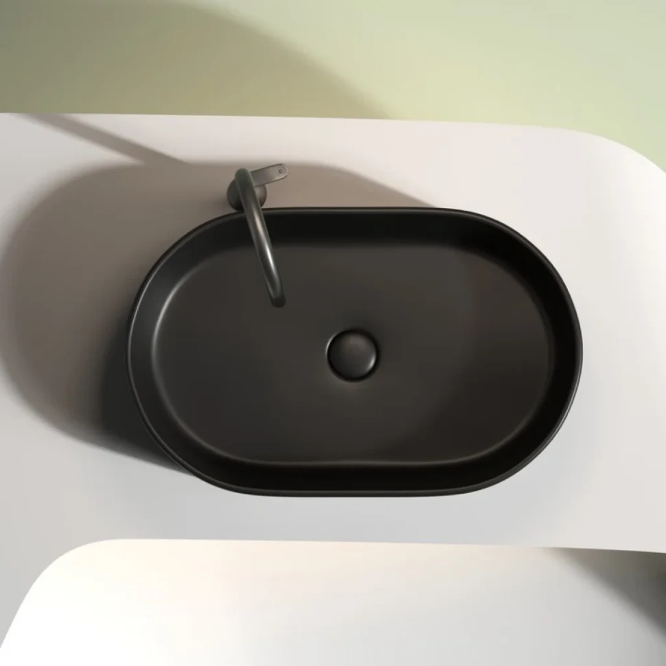 Накладная раковина Ceramicanova Element CN6048MB черная матовая