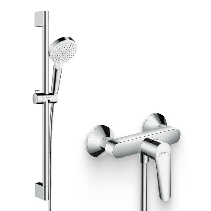 Душевой комплект Смеситель для душа Hansgrohe Logis E + Гарнитур Crometta 1jet 900 26537400
