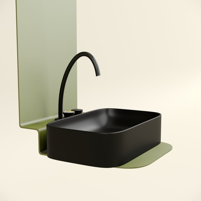 Накладная раковина Ceramicanova Element CN6053MB черная матовая