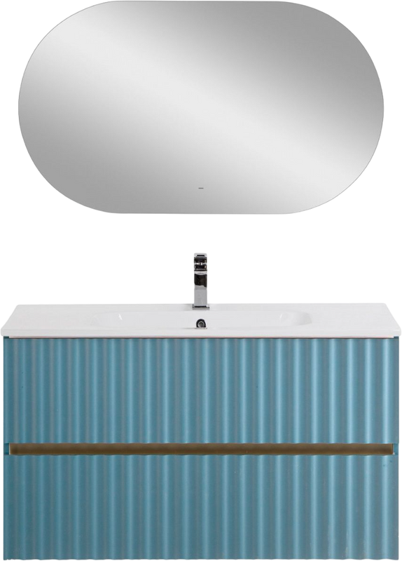 Мебель для ванной комнаты Art&Max Elegant 100 подвесная, ниагара