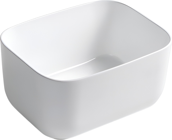 Накладная раковина SantiLine SL-1112 белая