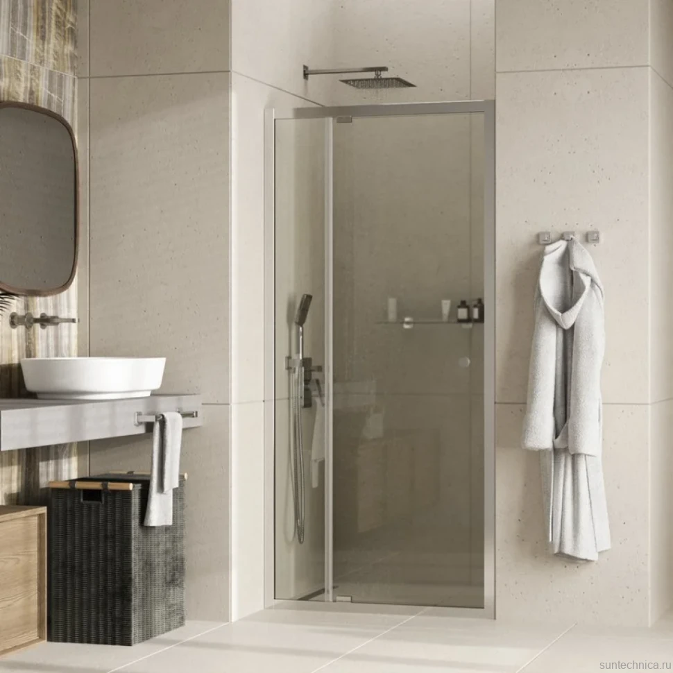 Душевая дверь в нишу Wasserkraft Aula 11P04 90 см