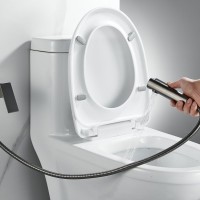 Гигиенический душ Shevanik S9605T-1 со смесителем, оружейная сталь