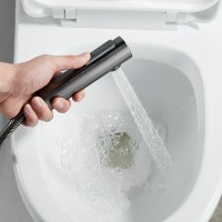 Гигиенический душ Shevanik S9605T-1 со смесителем, оружейная сталь