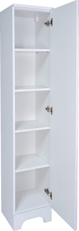 Шкаф пенал для ванной Misty Лейла 35 R, белый