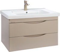 Тумба с раковиной Bellezza Санриса 100 подвесная, капучино