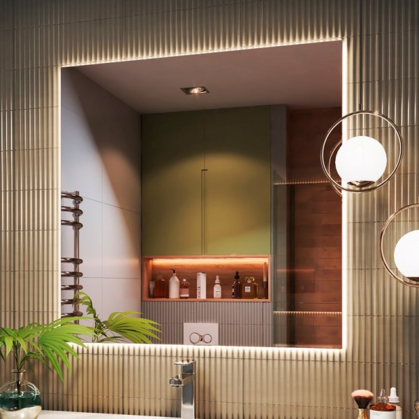 Зеркало Vigo Quadro Comfort 100 с подсветкой