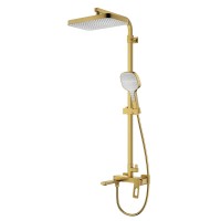 Душевая стойка Raglo R51.24.03 сатин золотой