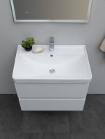 Тумба с раковиной Aquanet Sofa 70 подвесная