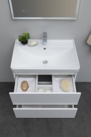 Тумба с раковиной Aquanet Sofa 70 подвесная