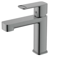 Смеситель для раковины металл Gun Metal, AQUAme Parma AQM6610GM