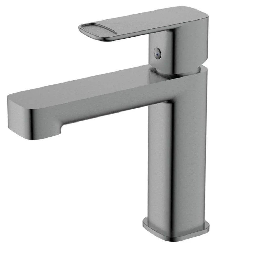 Смеситель для раковины металл Gun Metal, AQUAme Parma AQM6610GM
