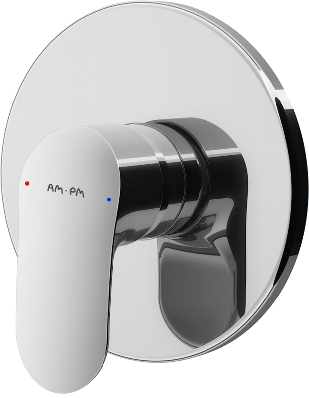 Встраиваемый смеситель для душа и ванны AM.PM Like F8075000 С ВНУТРЕННЕЙ ЧАСТЬЮ, хром