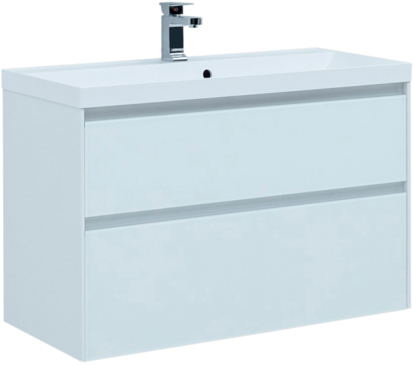 Тумба под раковину Aquanet Гласс 100