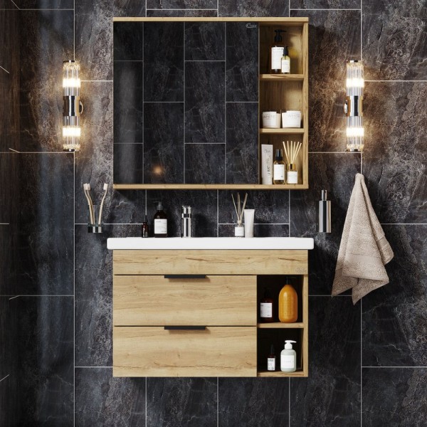 Мебель для ванной комнаты Onika Легран 80.13 R, дуб галифакс