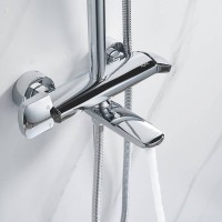 Душевая стойка Rose R3936 хром