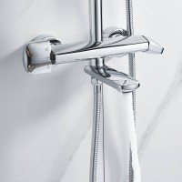 Душевая стойка Rose R3936 хром