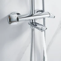 Душевая стойка Rose R3936 хром Душевая стойка Rose R3936 хром