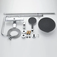 Душевая стойка Rose R3936 хром Душевая стойка Rose R3936 хром