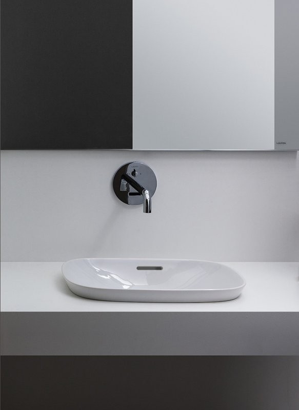 Раковина встраиваемая сверху Laufen Ino 8.1730.2.000.109.1 50 белая, овальная