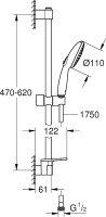 Душевой гарнитур Grohe Tempesta 27926003 хром
